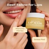 image:imageBody Restore Beef Tallow Lip Mask  Fathers Day Gift for Dad from Daughter Son Wife Bergamot Overnight Hydrating Lip Treatment Birthday Gifts for Men Self Care Spa GiftsBeef Tallow Lip Mask  Vanilla