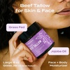 image:imageBody Restore Beef Tallow Lip Mask  Fathers Day Gift for Dad from Daughter Son Wife Bergamot Overnight Hydrating Lip Treatment Birthday Gifts for Men Self Care Spa GiftsWhipped Beef Tallow  Lavender
