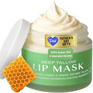 image:imageBody Restore Beef Tallow Lip Mask  Fathers Day Gift for Dad from Daughter Son Wife Bergamot Overnight Hydrating Lip Treatment Birthday Gifts for Men Self Care Spa GiftsBeef Tallow Lip Mask  Bergamot