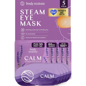 image:imageBody Restore Heated Eye Mask for Dry Eyes 30 Pack  Fathers Day Gift for Dad Birthday Gifts for Women and Men Self Heating Warm Compress Relaxation  VarietyLavender 5 Pack