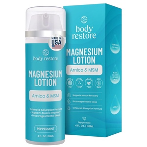 image:imageBody Restore Magnesium Body Lotion  Fathers Day Gift for Dad from Daughter Son Wife Relaxing Muscle Recovery Cream Birthday Gifts for Men Self Care Spa Gifts  PeppermintPeppermint