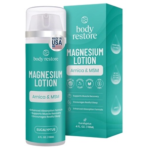 image:imageBody Restore Magnesium Lotion with Arnica amp MSM  For Sleep Support Muscle amp Joint Relief Birthday Gifts for Women Men Travel Essentials Self Care  Eucalyptus